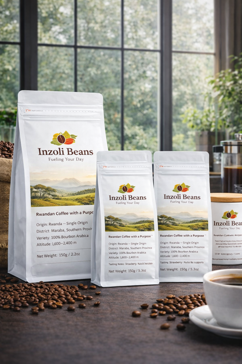500g – Inzozi Beans Premium Rwandan Coffee.