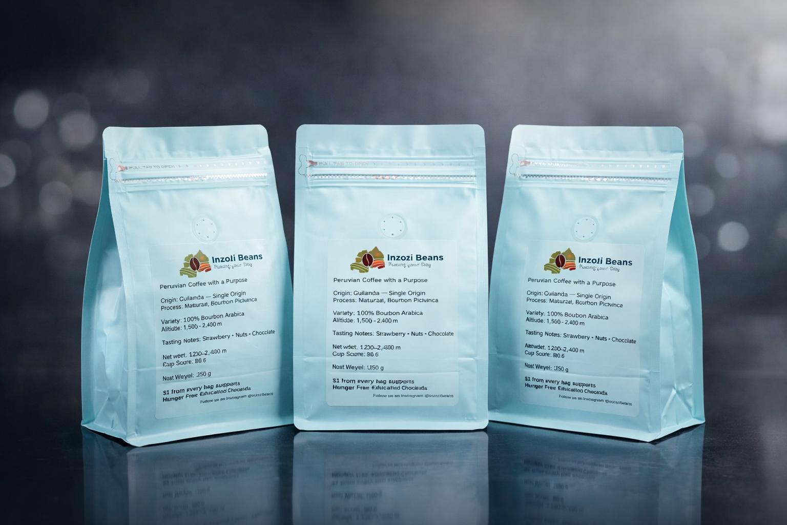 250g – Inzozi Beans Premium Rwandan Coffee.